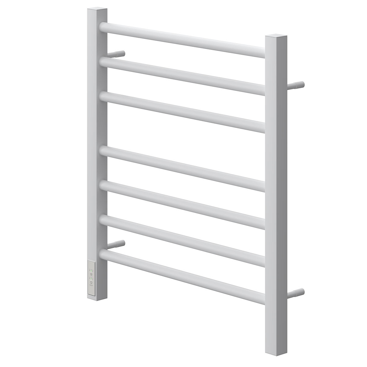 Полотенцесушитель электрический Point PN70756W П7 500x600, диммер слева, белый