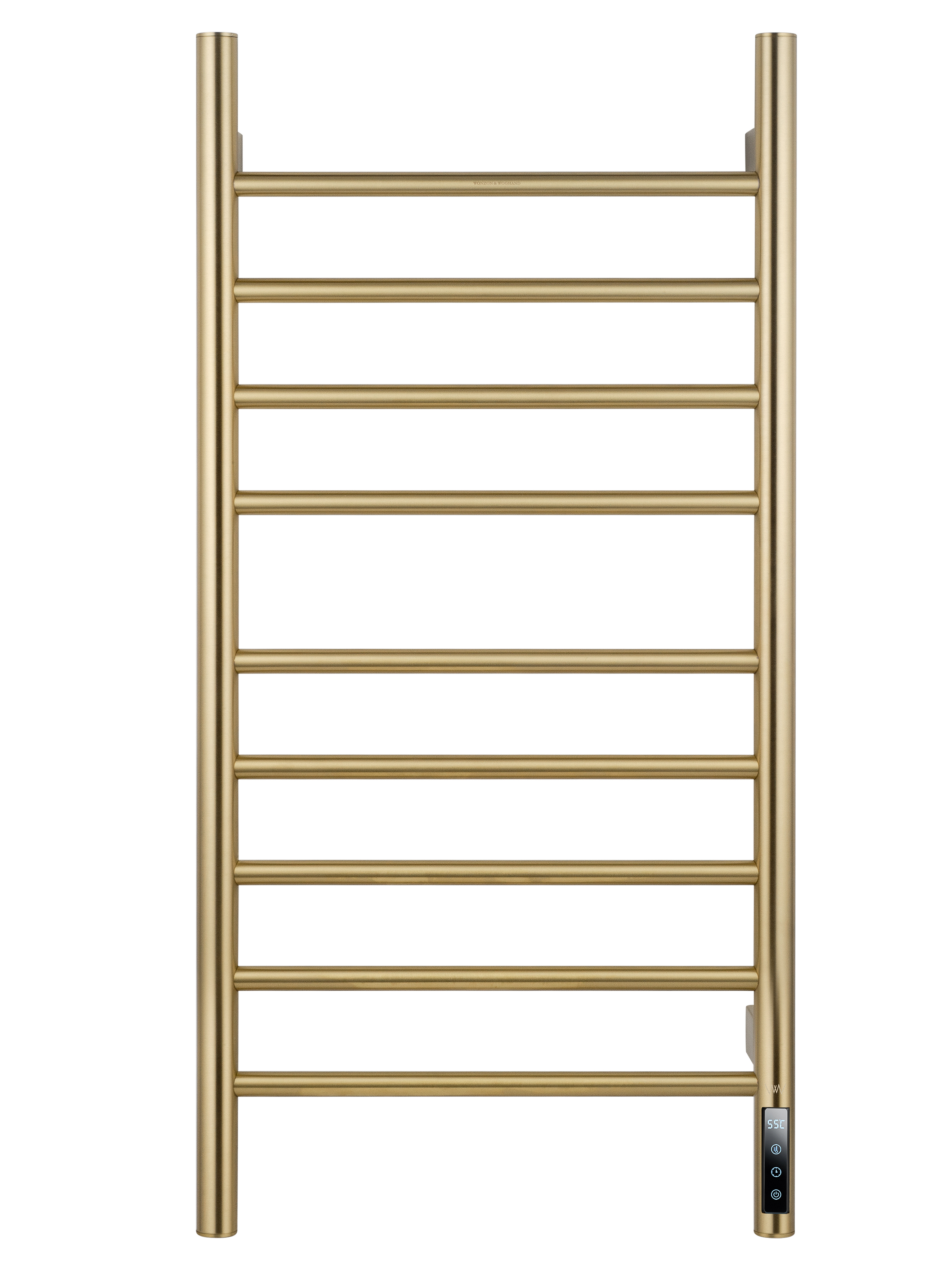 Полотенцесушитель электрический WONZON & WOGHAND BONN, Брашированное золото (WW-AL409-BG)