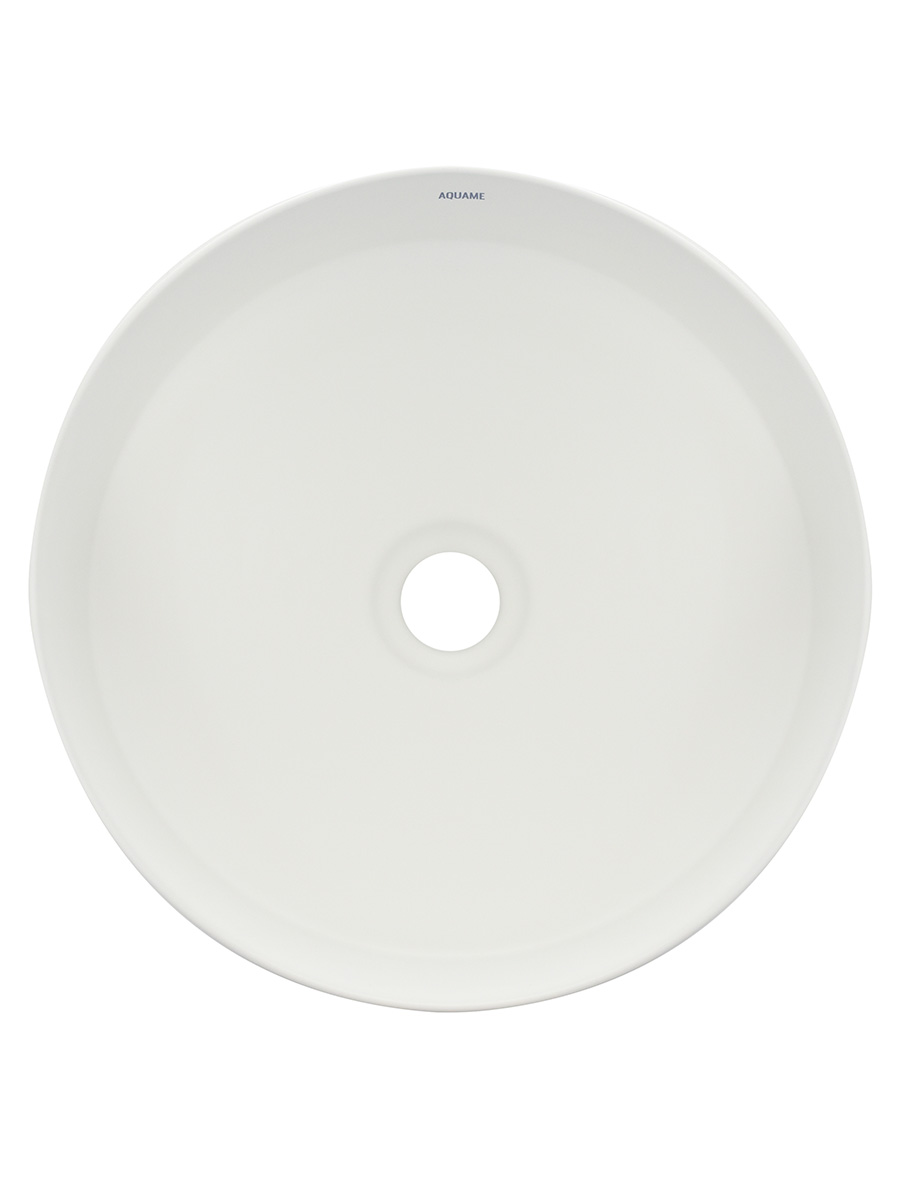 Раковина накладная 35.5см AQUAme AQM5012MW белый матовый