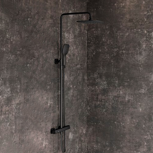 Душевая стойка Ravak 10° Free black X070160 черный