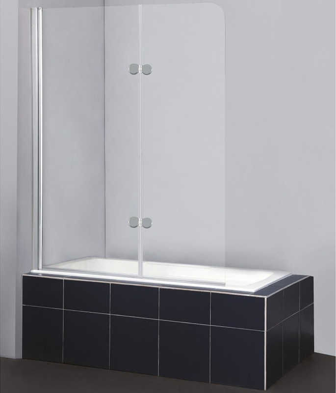 Шторка на ванну BelBagno Sela V-21 120 профиль Хром стекло прозрачное
