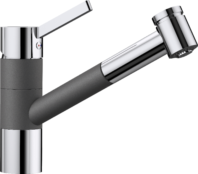 Смеситель для кухни Blanco Tivo-S 518798 темная скала