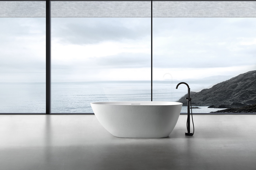 Ванна из искусственого камня ABBER Dortmund AM9911 белая