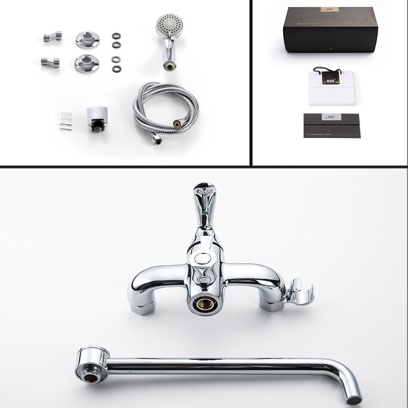 Смеситель для ванны D&K Rhein DA1343301, хром