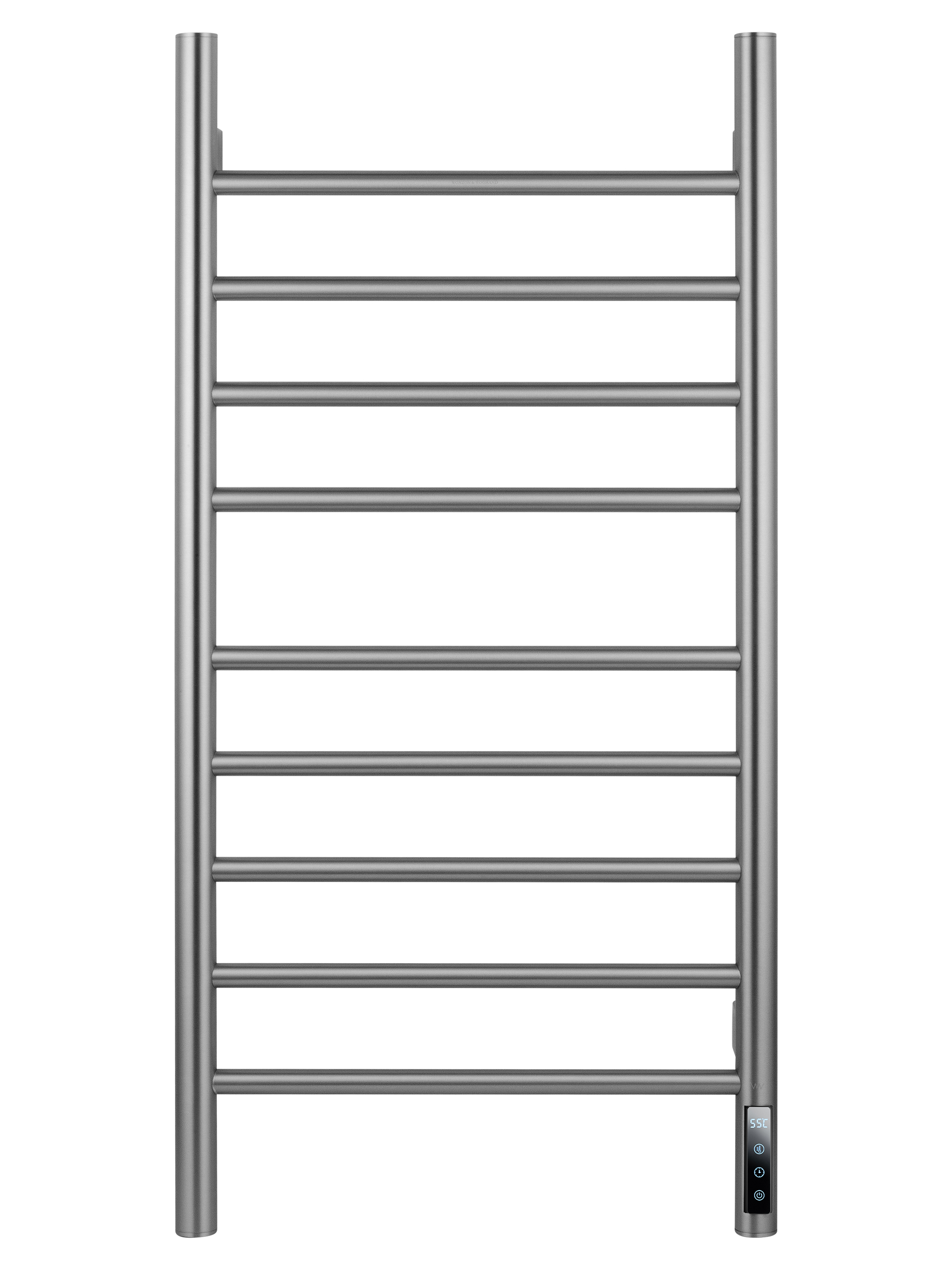 Полотенцесушитель электрический WONZON & WOGHAND BONN, Брашированный никель (WW-AL409-BR)