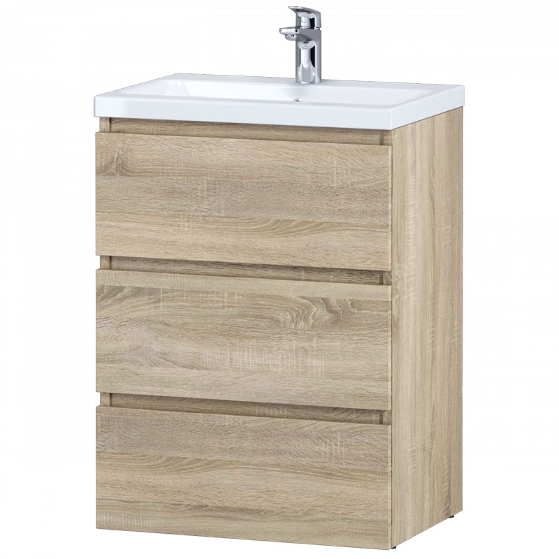 Тумба под раковину AM PM Gem S 60 Светлый дуб