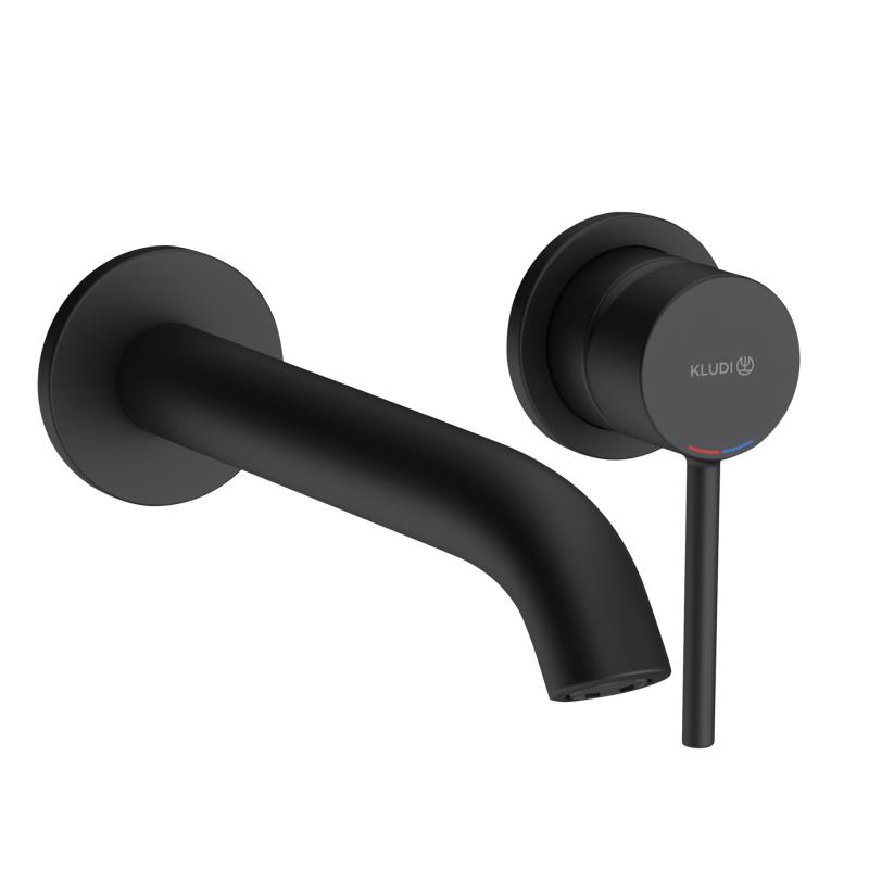 Смеситель для раковины Kludi Bozz 382453976 черный матовый