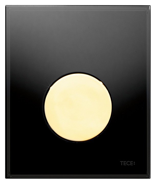 Кнопка смыва TECE Loop Urinal 9242658 черный/золотой