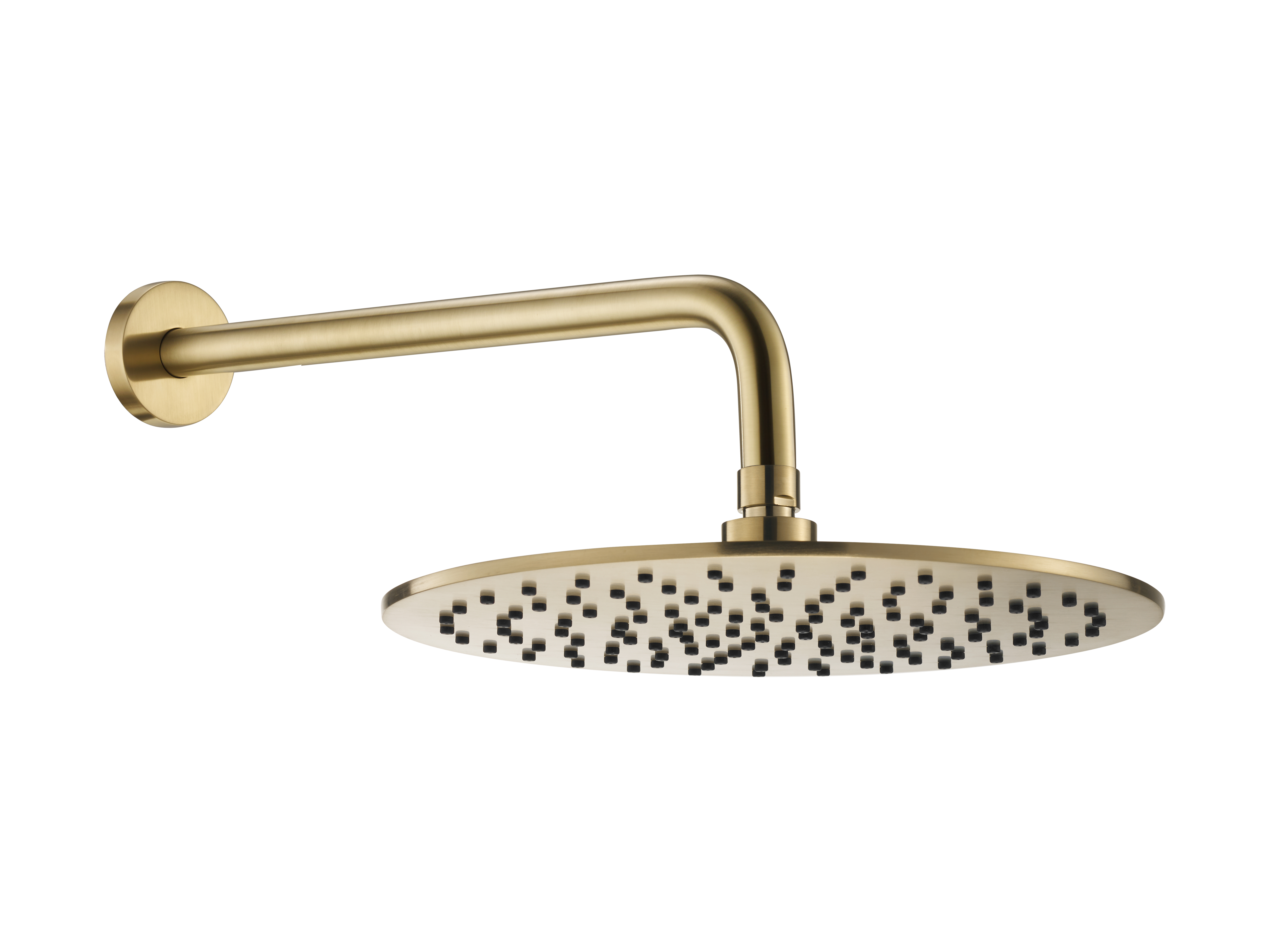 Настенный верхний душ 30см Benesque Lumiere 22010404 латунь брашированная