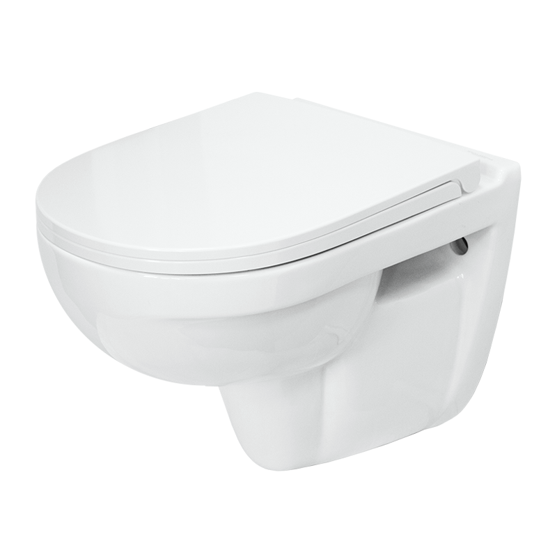 Унитаз подвесной Sanita Luxe Best DM BSTSLWH0104 белый с сиденьем микролифт