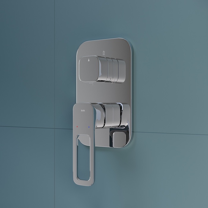 Встраиваемый смеситель с тремя выходами, Slide, IDDIS SLISB00i68