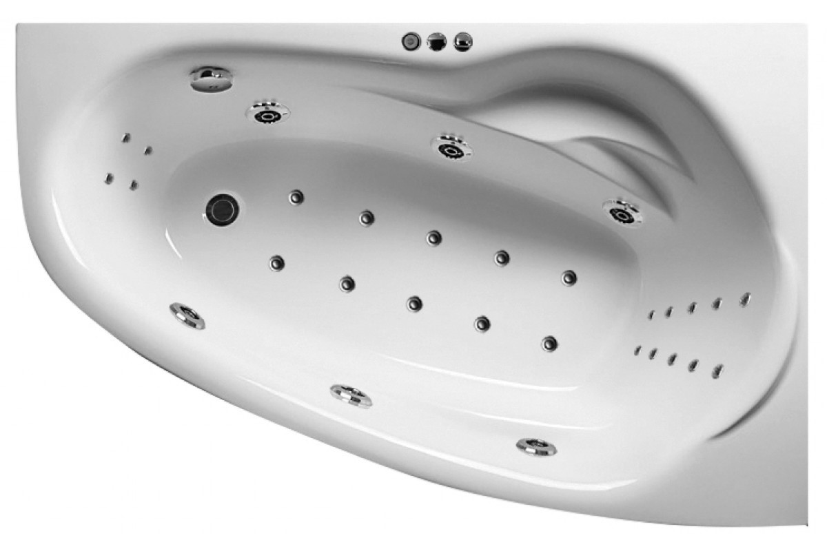 Ванна акриловая правосторонняя Relisan ZOYA Гл000001463, 150x95