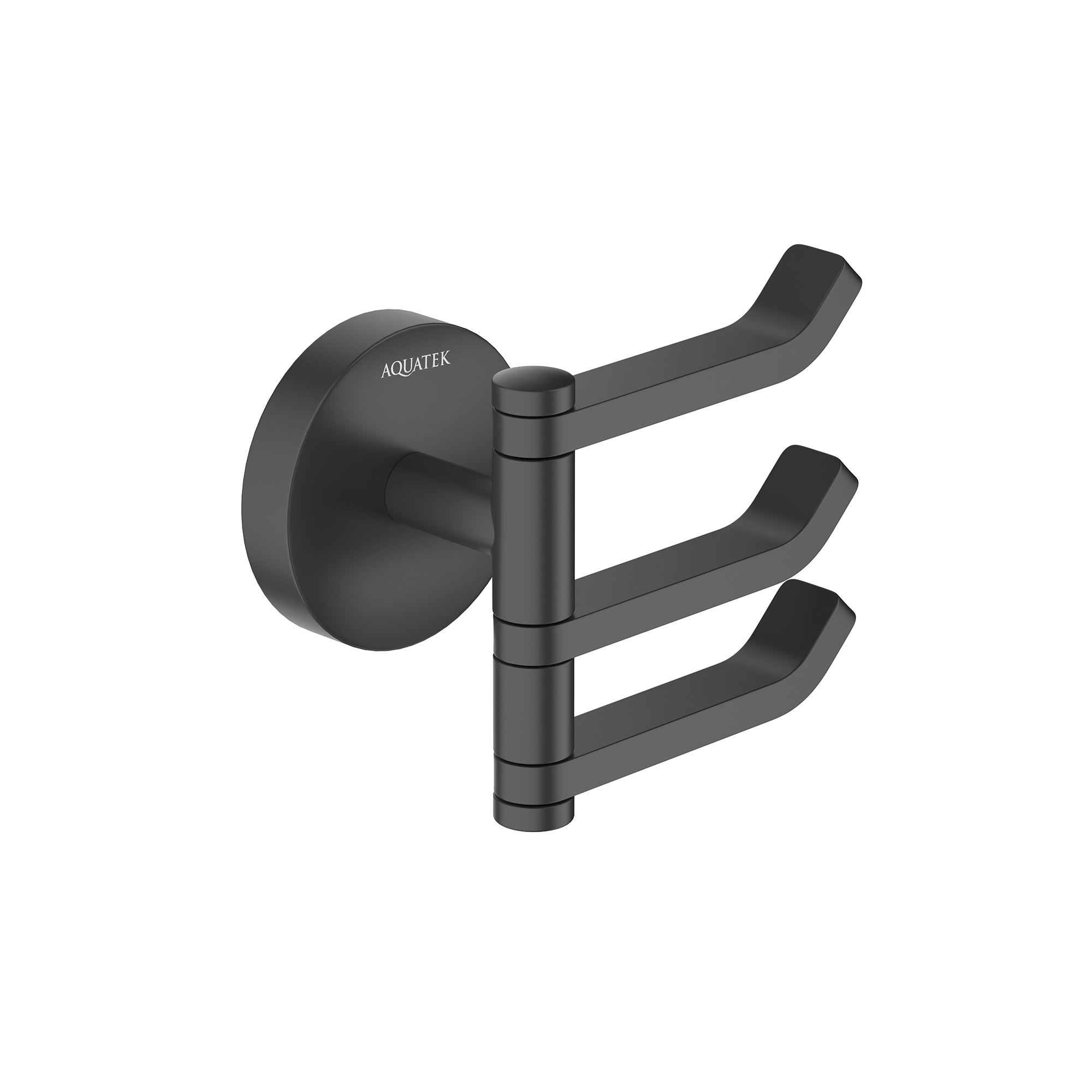 Крючок тройной Aquatek Бетта AQ4632MB черный матовый