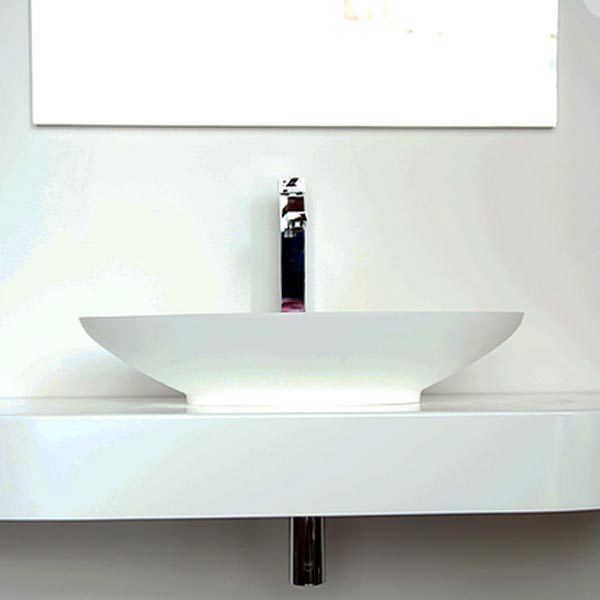 Раковина накладная 69,1см MonteBianco Gondola 13042 белый матовый