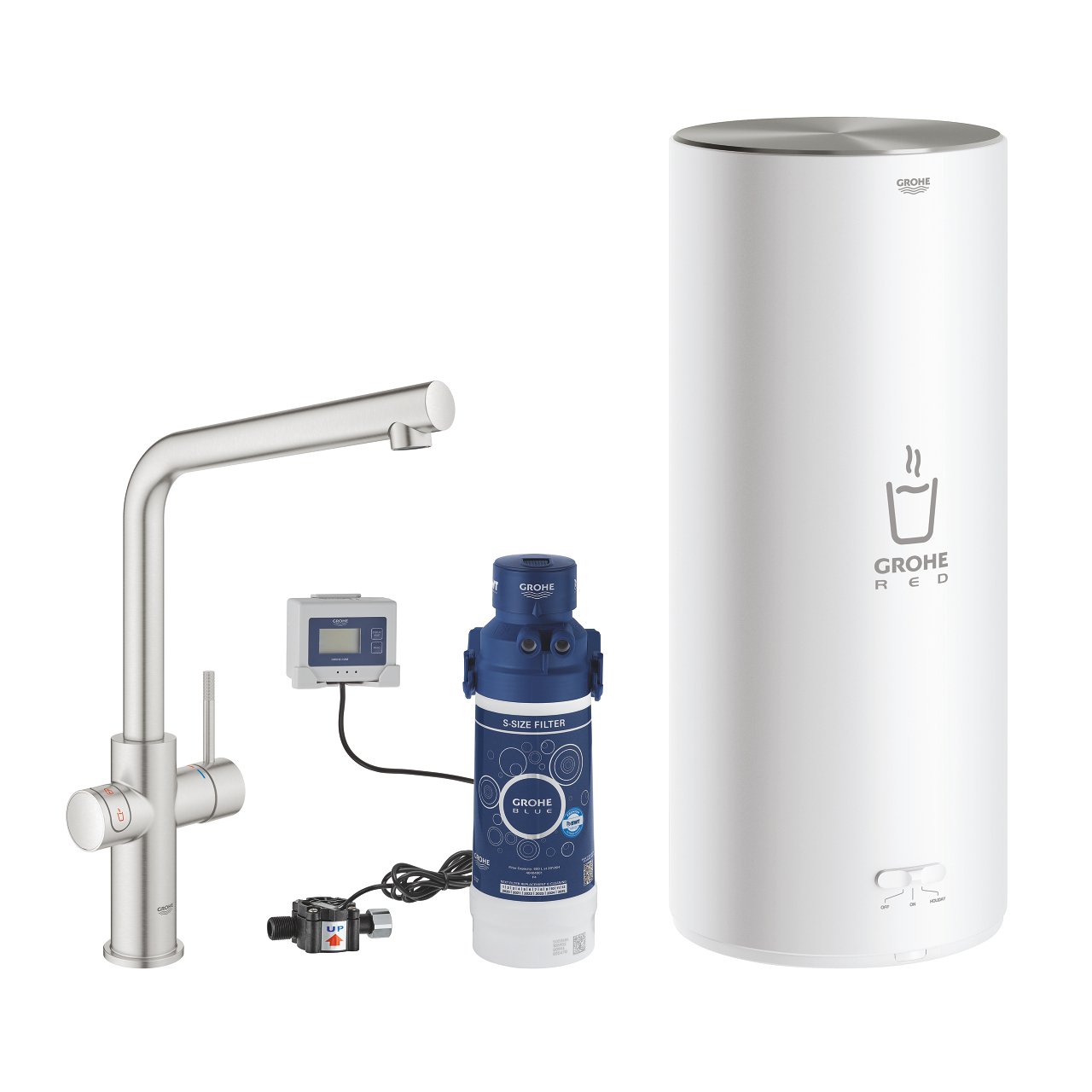 Смеситель для кухни Grohe Red 30325DC1 суперсталь