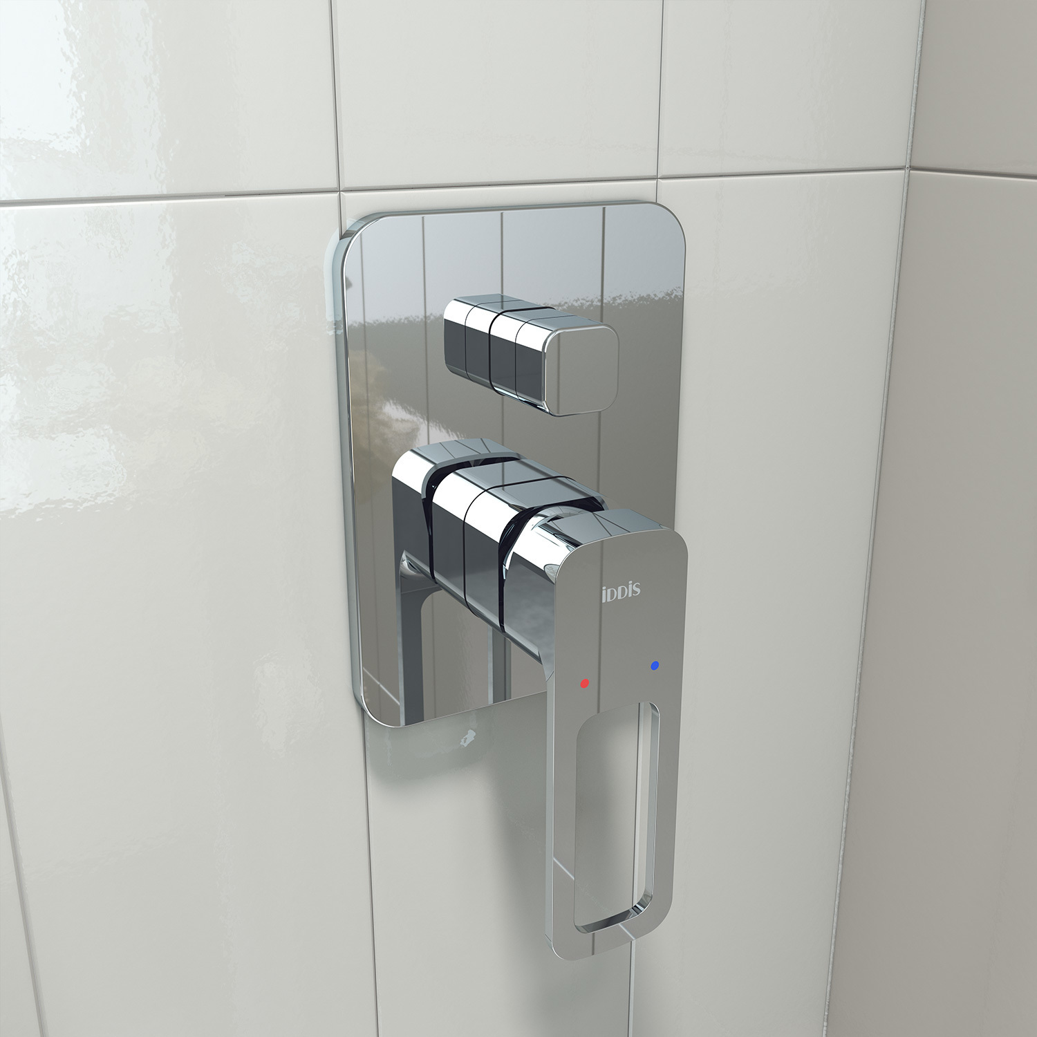 Смеситель для ванны с душем IDDIS Slide SLISB00i67 хром глянцевый