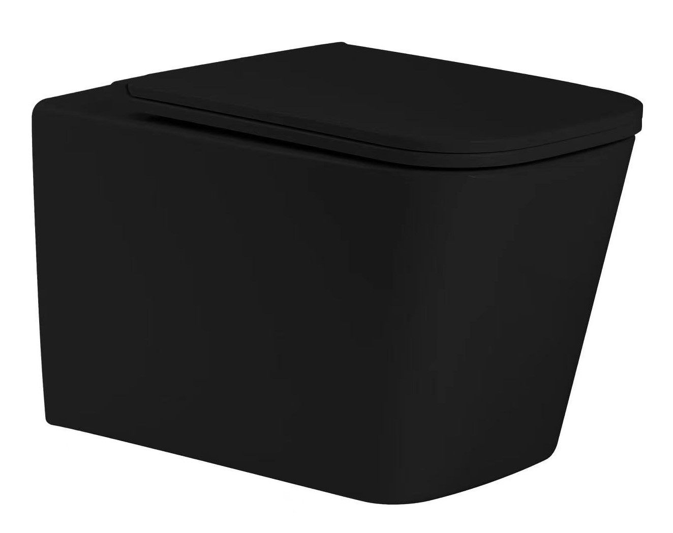 Унитаз подвесной Santiline Торнадо SL-5027MB черный матовый