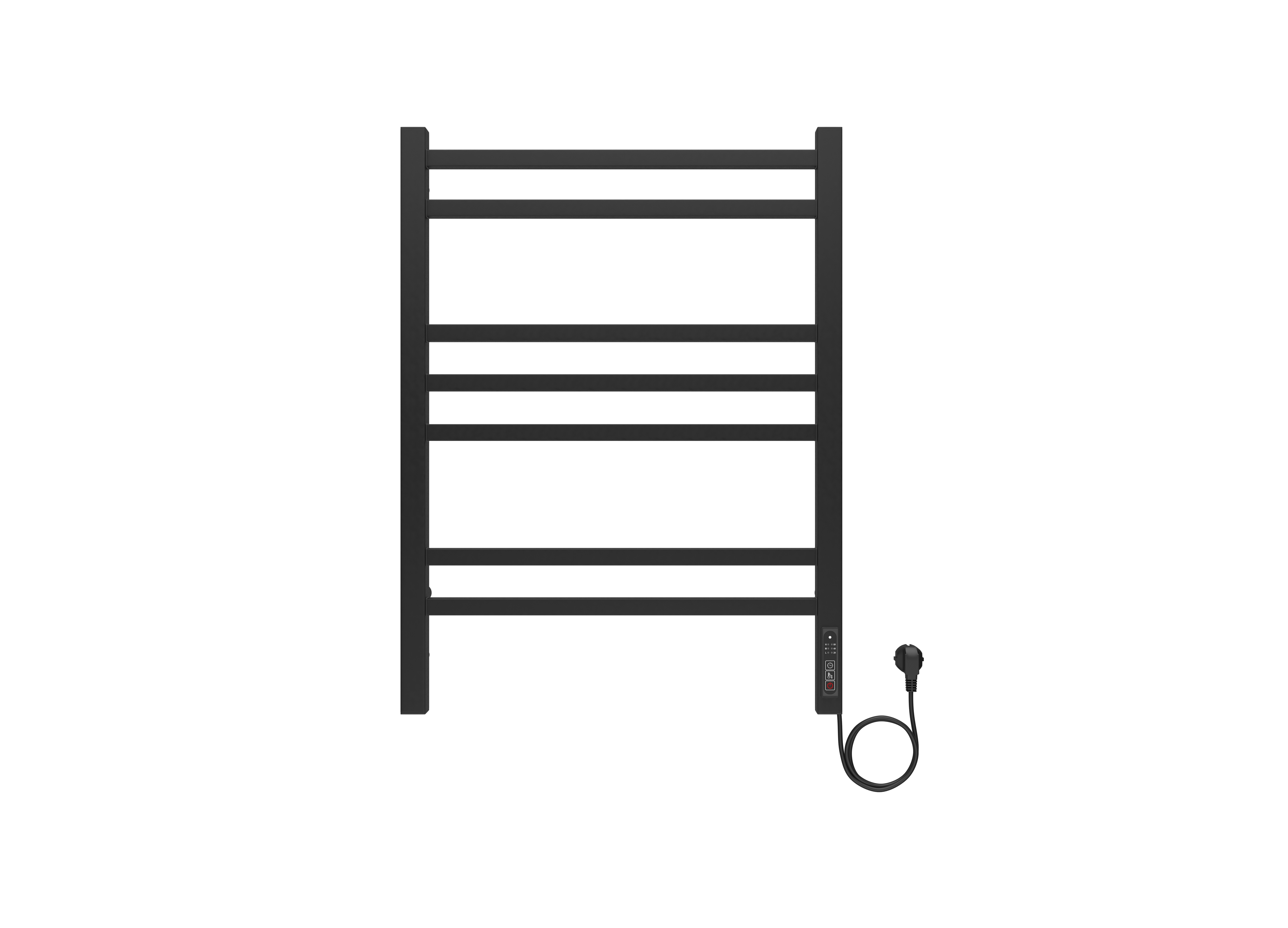 Полотенцесушитель элекрический Aquatek Альтаир 70х50 черный матовый