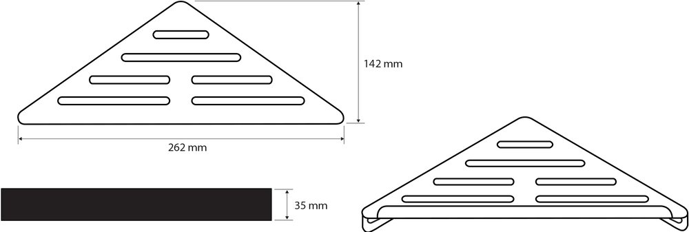 Мыльница Bemeta Dark 102308260 Черная
