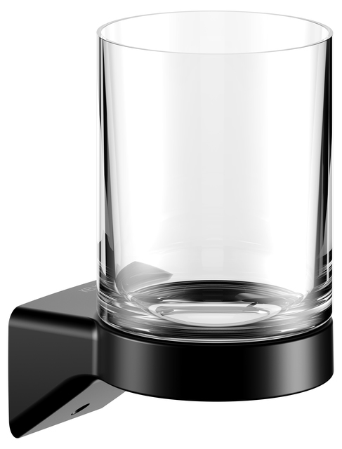 Стакан для ванной Keuco Aveno 14650379000 черный матовый