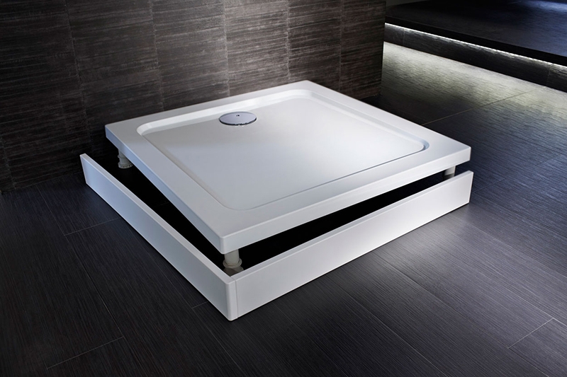 Душевой поддон из искусственного камня Jacob Delafon Flight 100x100 квадратный Белый