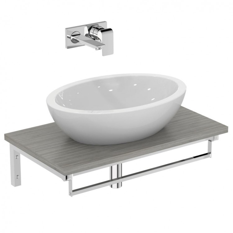 Раковина-чаша овальная 60x42 см Ideal Standard STRADA K078401 белый