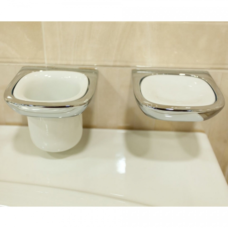 Мыльница Kludi Ambienta 5398505 Белый Хром