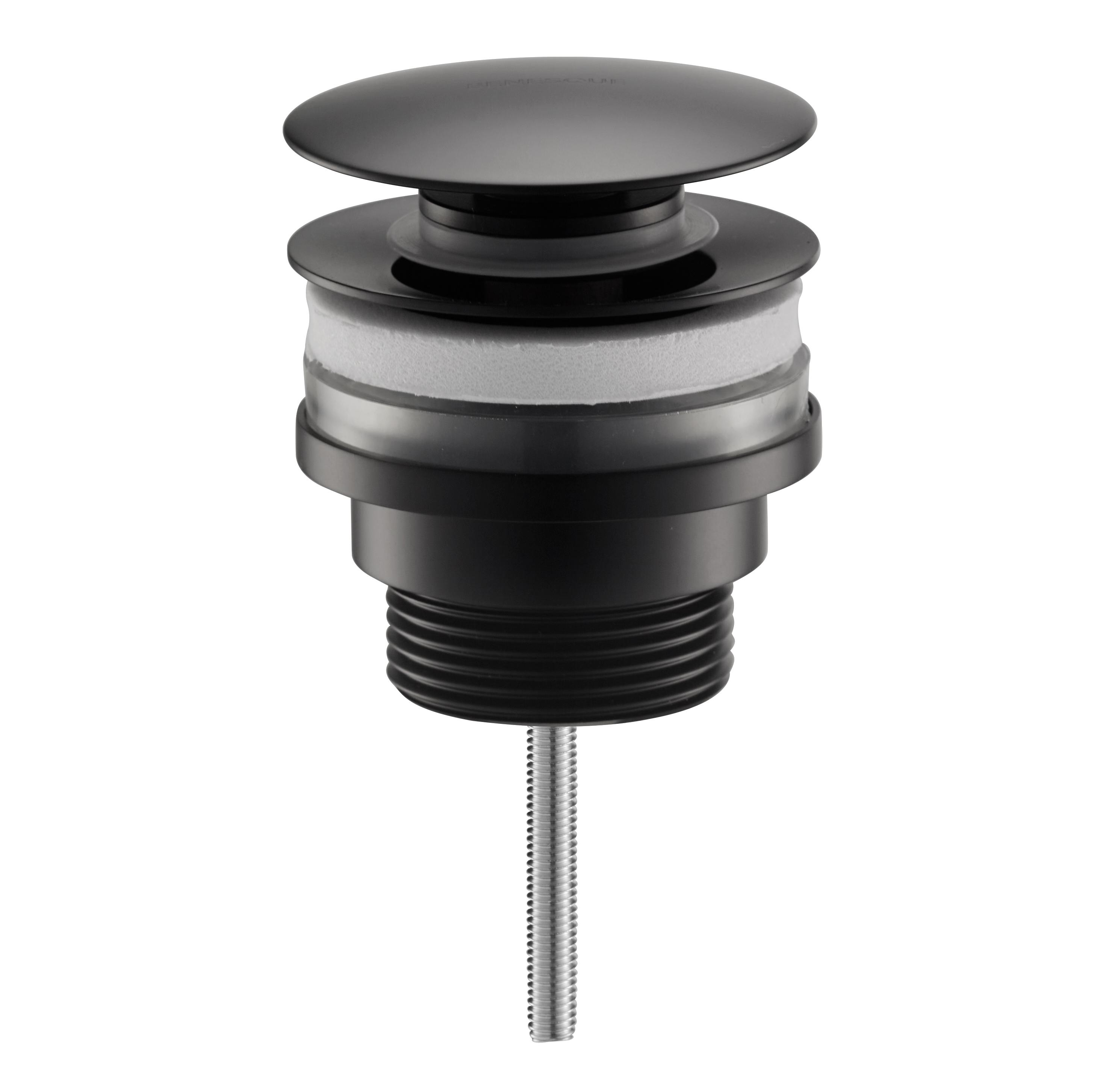 Донный клапан универсальный Benesque 39010205 черный матовый