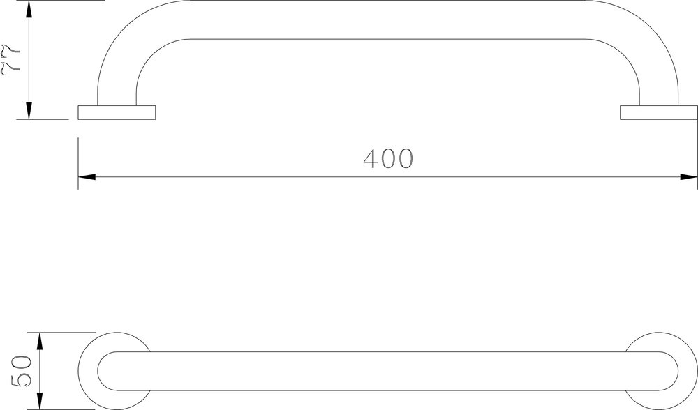 Поручень для ванны Rush Bianki BI76911 Хром