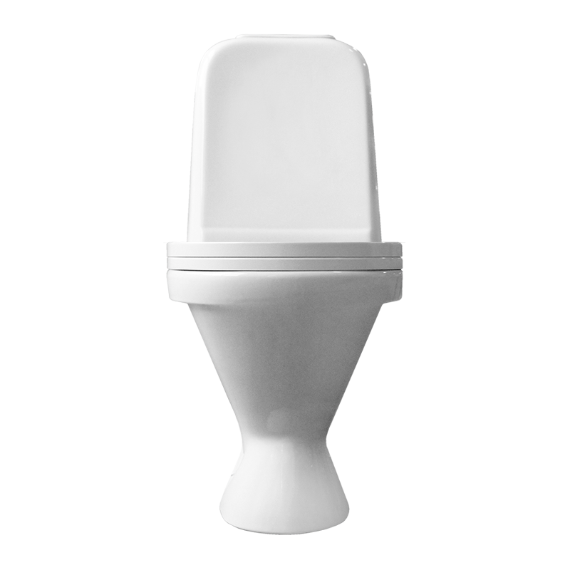 Унитаз-компакт Sanita Самарский эконом SMRSACC01090111 с бачком и стандартным сиденьем