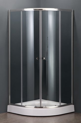 Душевой угол RGW Dolphin 90x90x185 профиль хром, стекло прозрачное