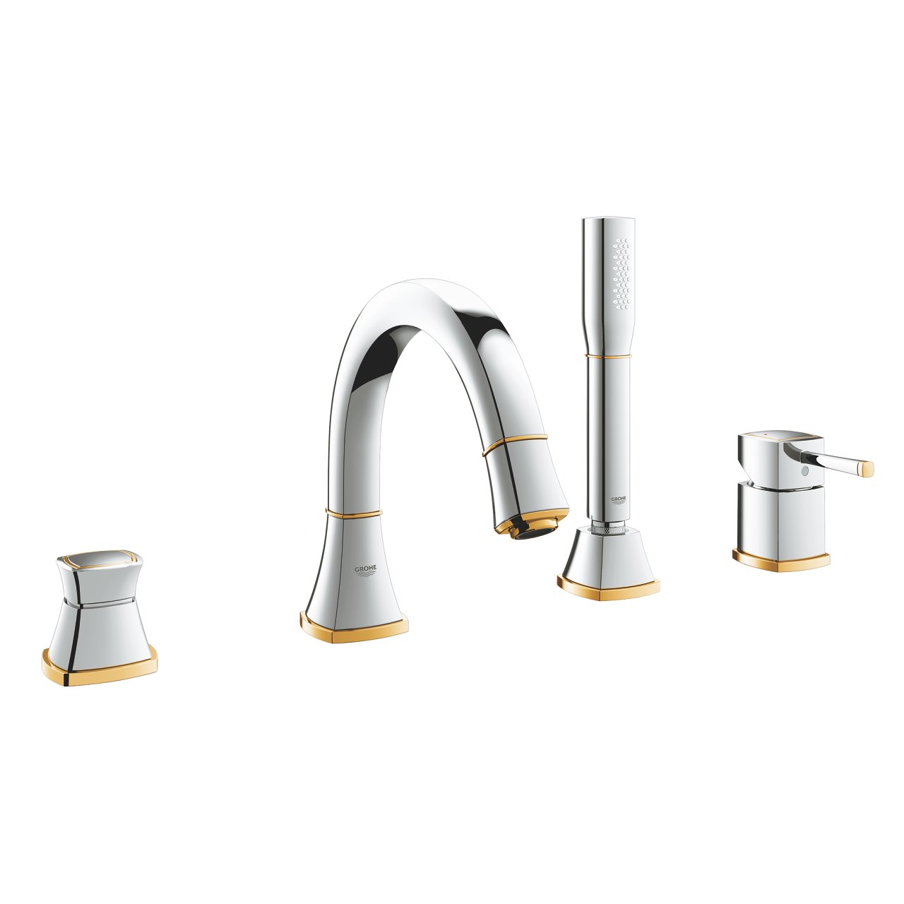 Смеситель для ванны Grohe Grandera 19936IG0 хром/золото