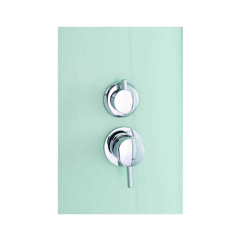 Душевая кабина Esbano ESKB90CKR 90x90x210см, профиль хром матовый, стекло рифленое