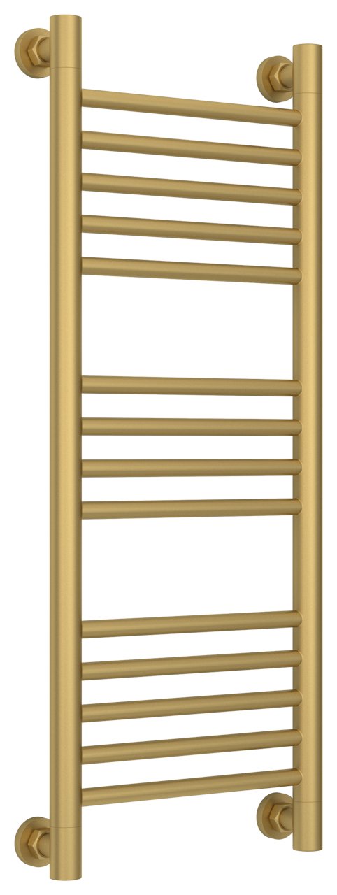 Полотенцесушитель водяной Сунержа Богема+ 80х30 перемычка прямая, золото матовое