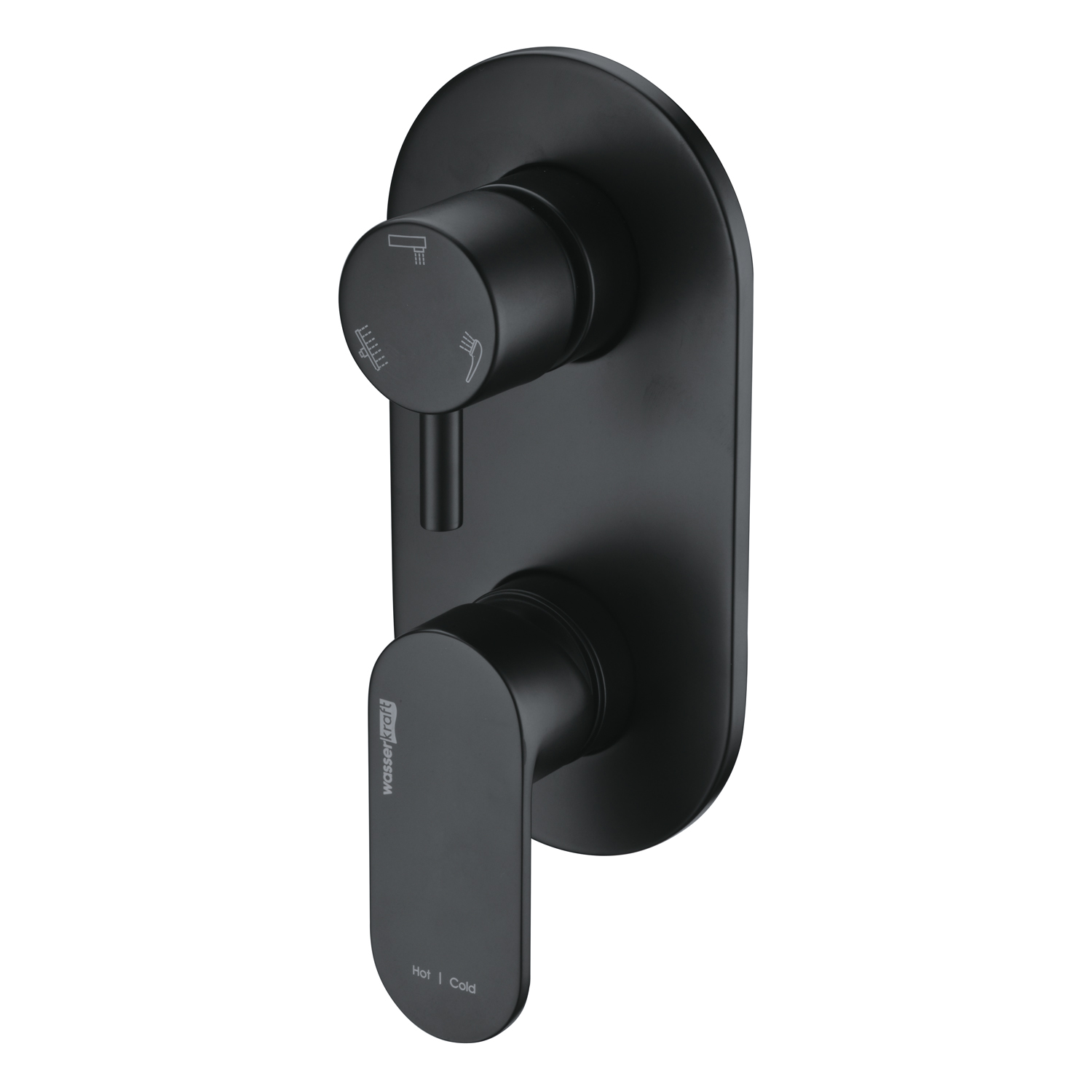Смеситель для душа WasserKraft Elbe 7471 черный матовый
