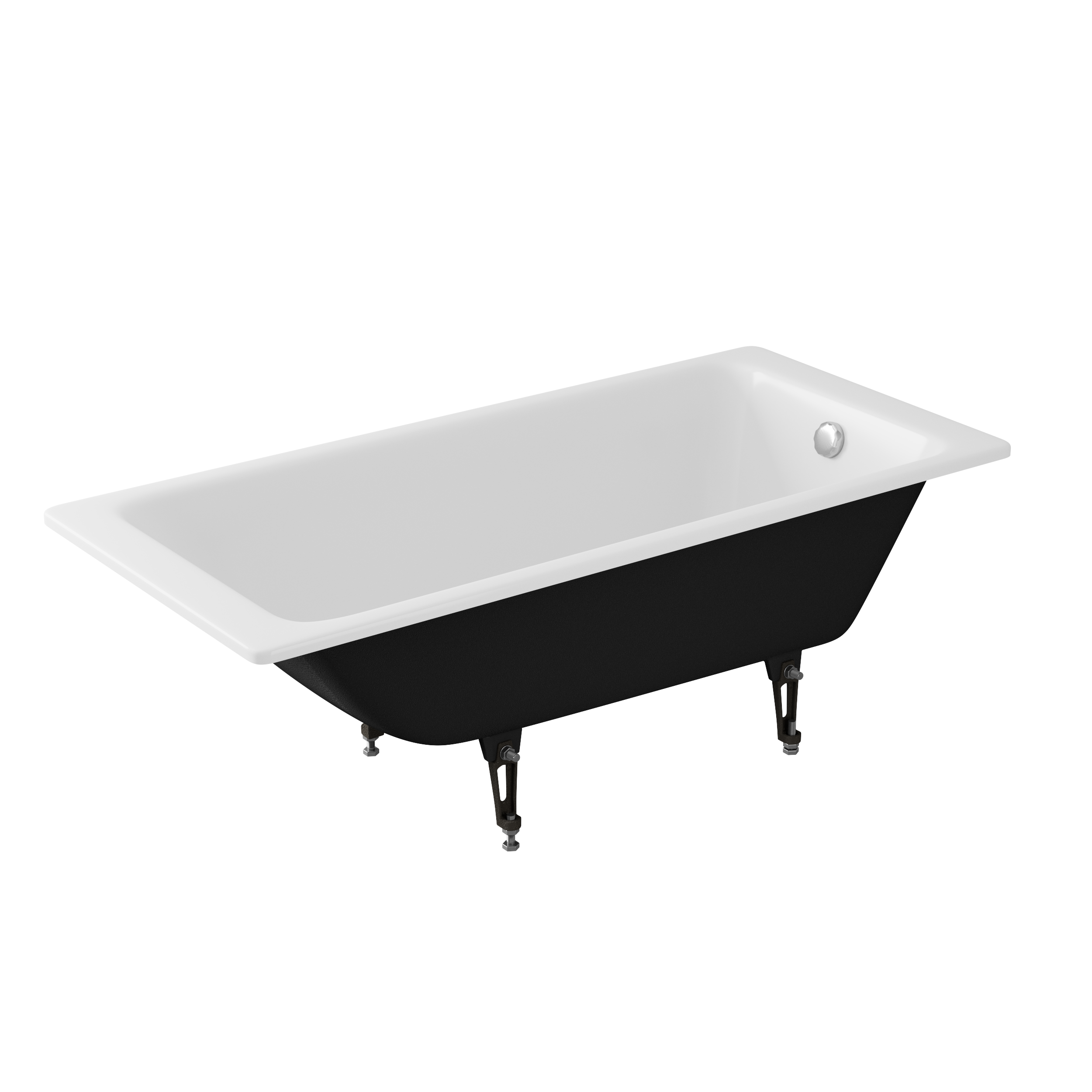 Ванна чугунная Delice Parallel 1700х800, без ручек