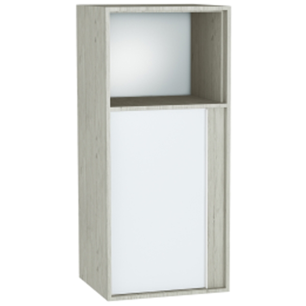 Шкаф-полупенал Vitra Metrolope 40 подвесной L Сливовое дерево Черный