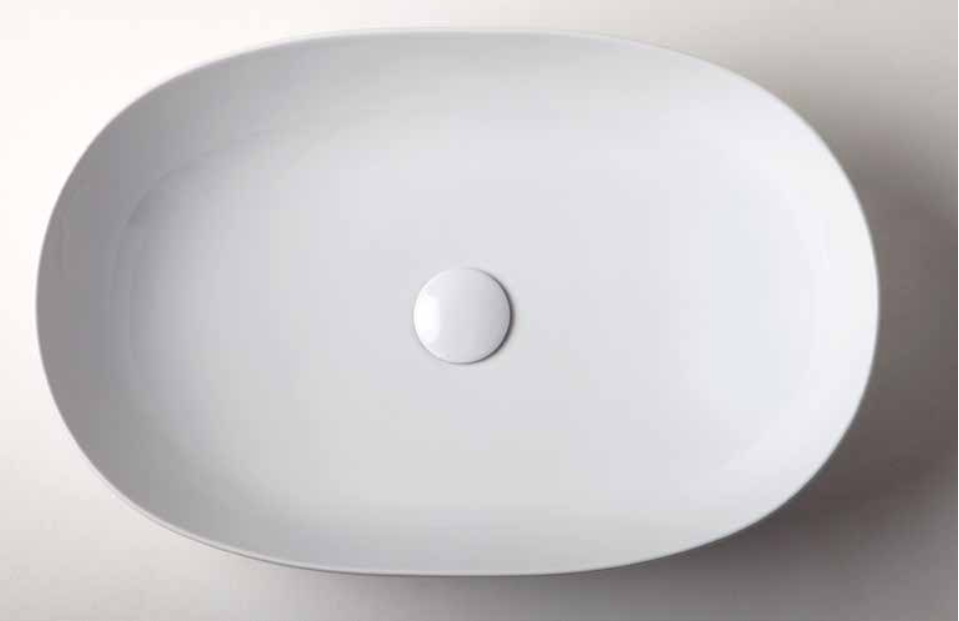 Раковина накладная 60см Azzurra Elegance ECI60 bi*0 белый