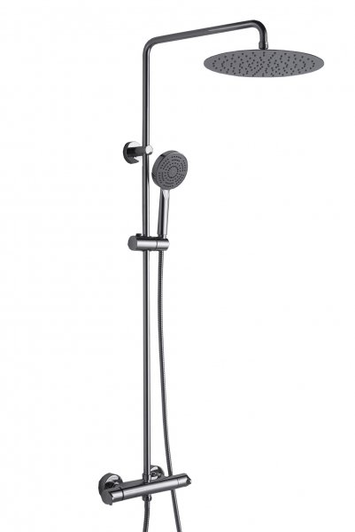 Душевая стойка Bravat Waterfall F939114C-A2-RUS хром