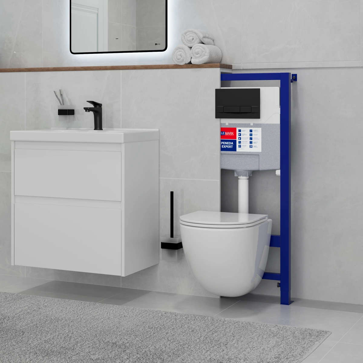 Инсталляция для подвесных унитазов Lemark Peneda Expert 9812002