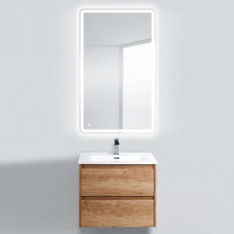 Тумба под раковину BelBagno Kraft 60 подвесная Натуральный дуб Небраска