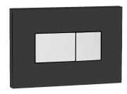 Кнопка смыва для унитазов OLI KARISMA 641017 хром глянцевый/черный матовый