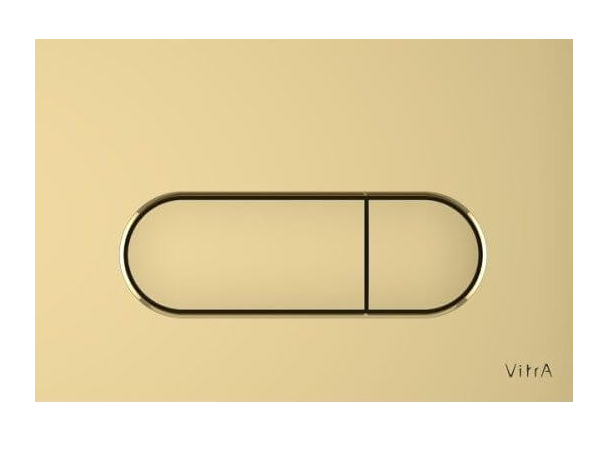 Кнопка смыва Vitra Root Round 740-2225 золото матовое