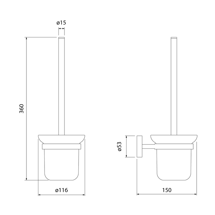 Ершик IDDIS Sena SENSSG0i47 хром