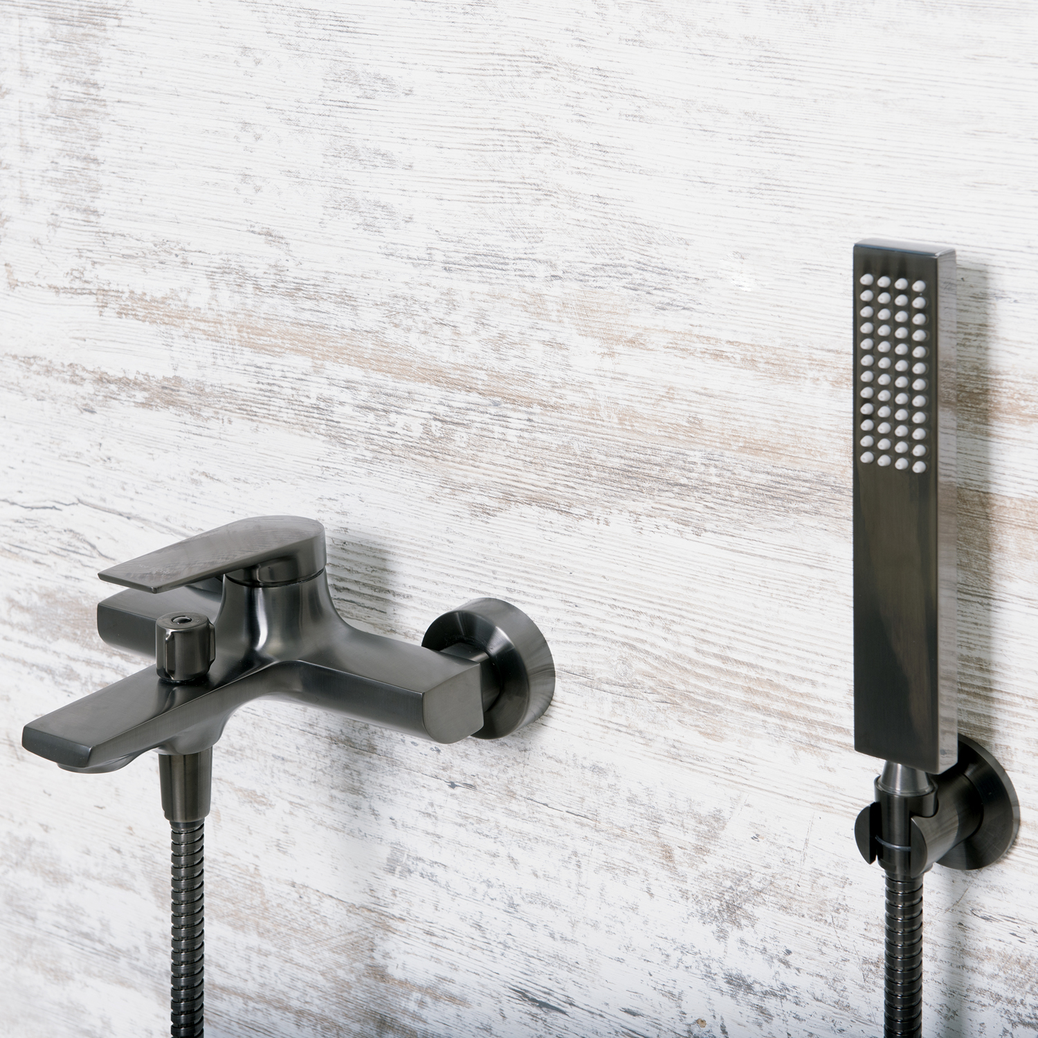 Смеситель для ванны с душем WasserKraft Wiese 8401 графит