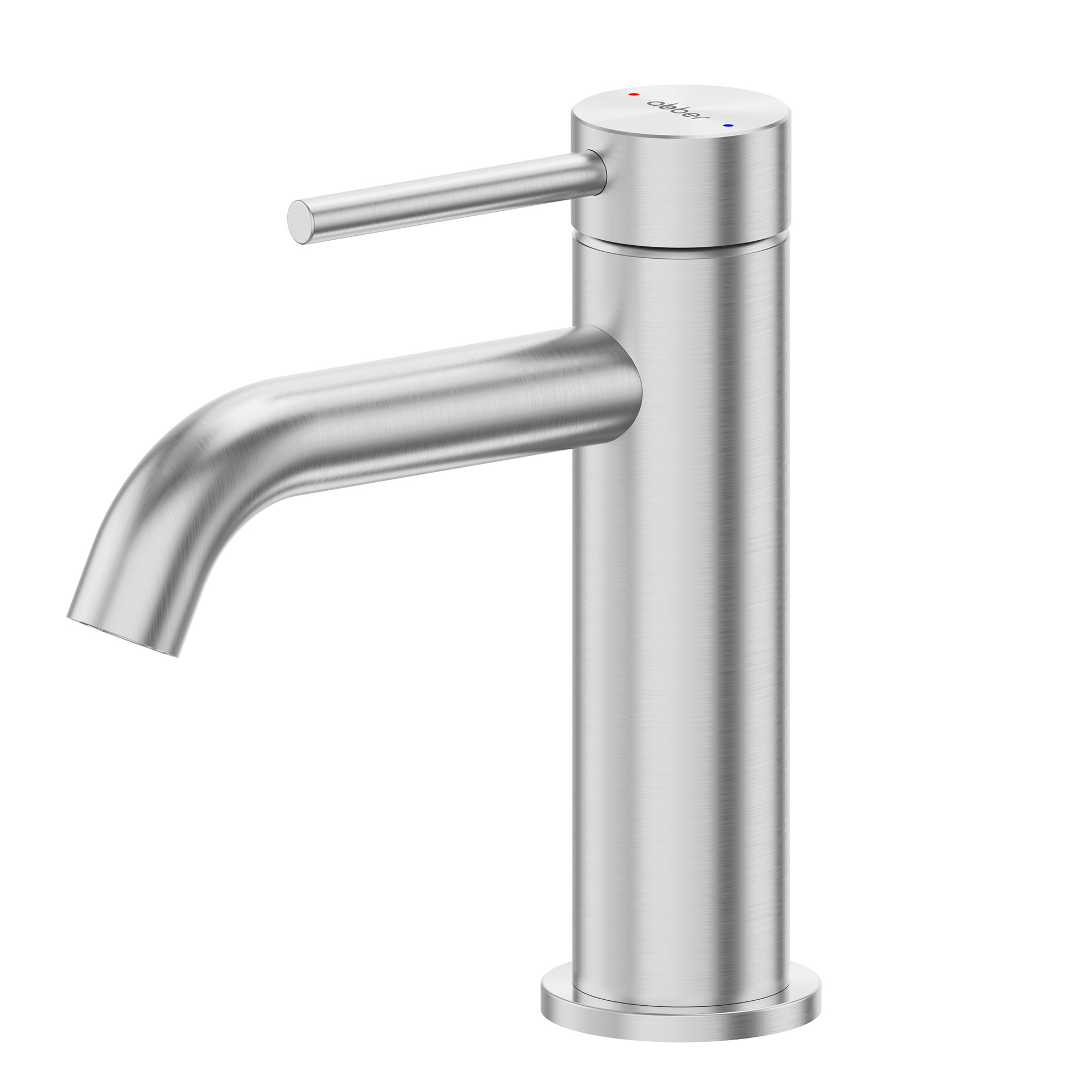 Смеситель ABBER Wasser Kreis 316 AF8110BST для раковины, сталь брашированная