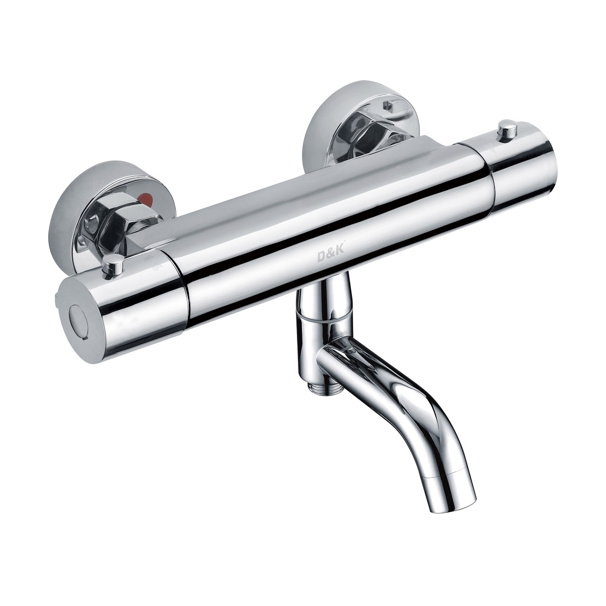 Смеситель для ванны с термостатом D&K Bayern DA2153201, хром