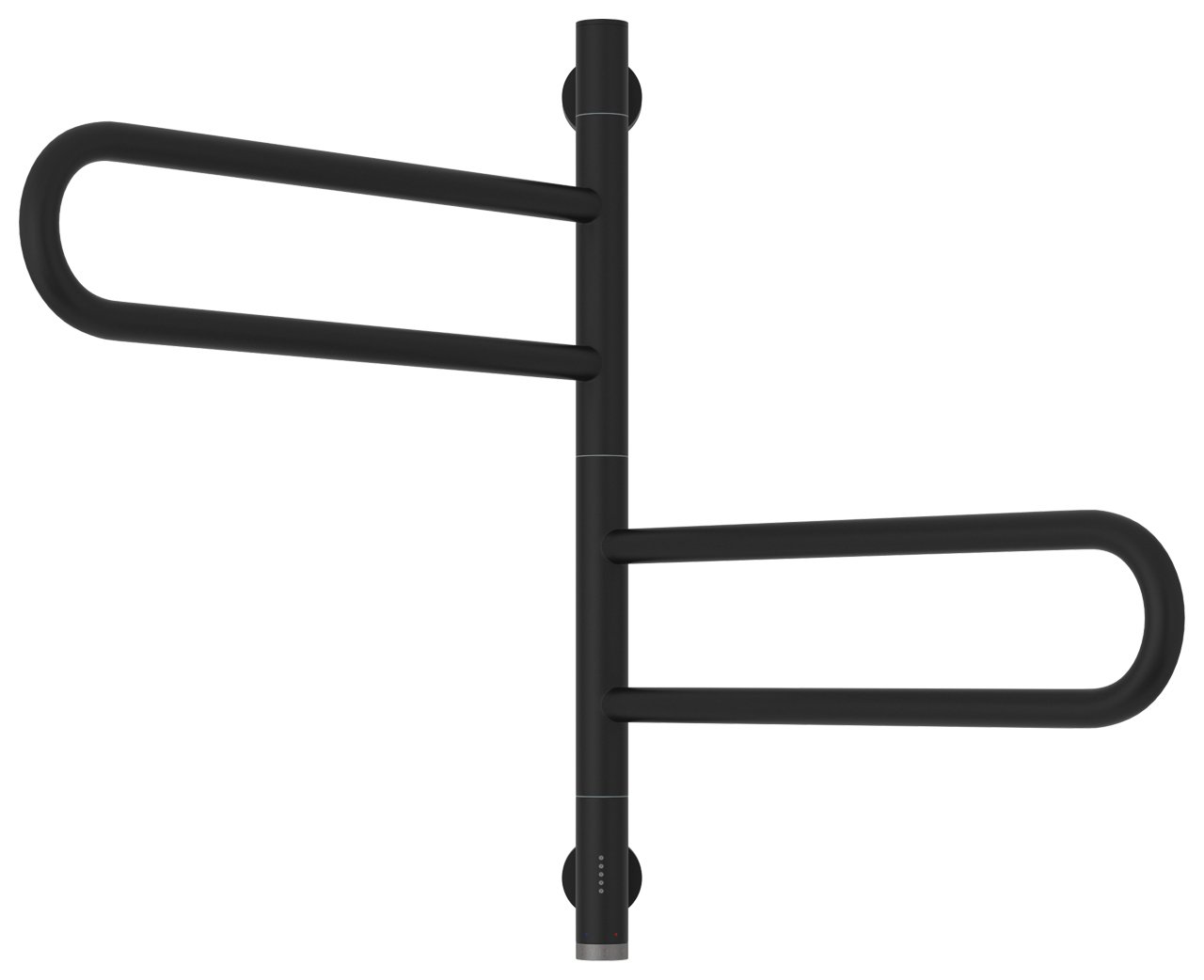 Полотенцесушитель электрический Сунержа Парео 56.7х53.5 черный матовый