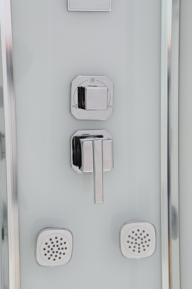 Душевая кабина Black&White G5503 100x100x220 профиль хром глянцевый, стекло прозрачное