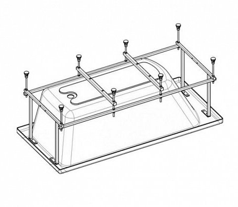 Монтажный набор для ванны Roca Uno 170 ZRU9302875